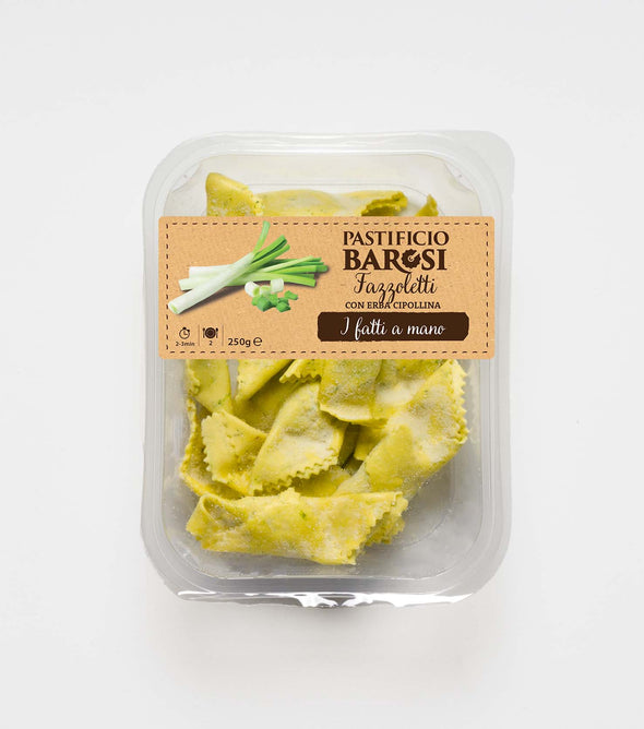 Fazzoletti con erba cipollina