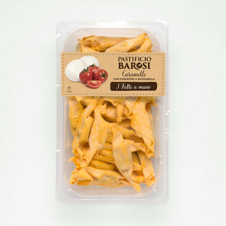 Caramelle pomodoro e mozzarella