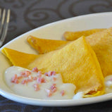Crespelle al formaggio e prosciutto