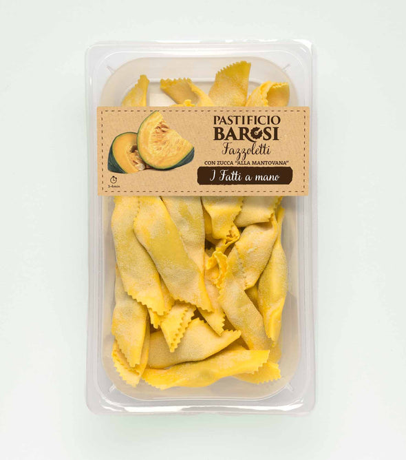 Fazzoletti con zucca alla mantovana