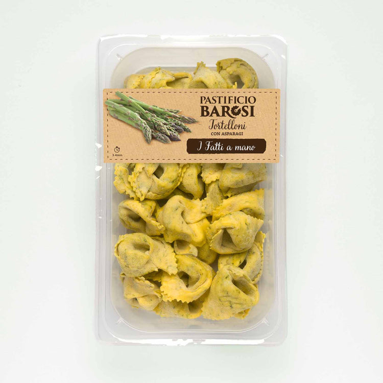 Tortelloni con asparagi